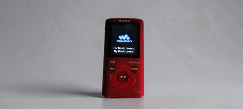 Sony nwz e384 walkman - -, red