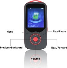 HccToo Music Player - Red 8GB