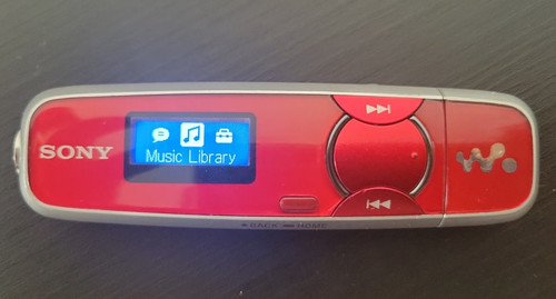 Sony walkman nwz b133 red - walkman, 1gb