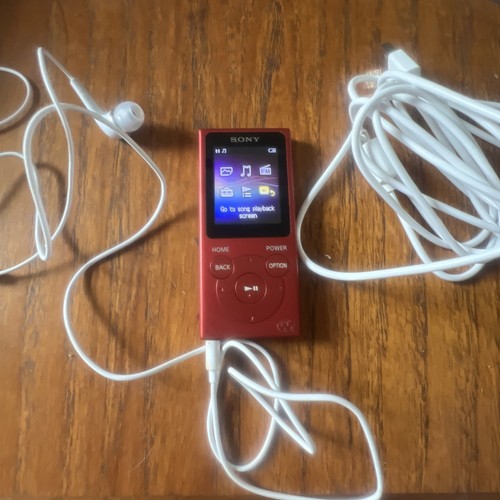 Sony walkman e394 4gb red - nw-e394,